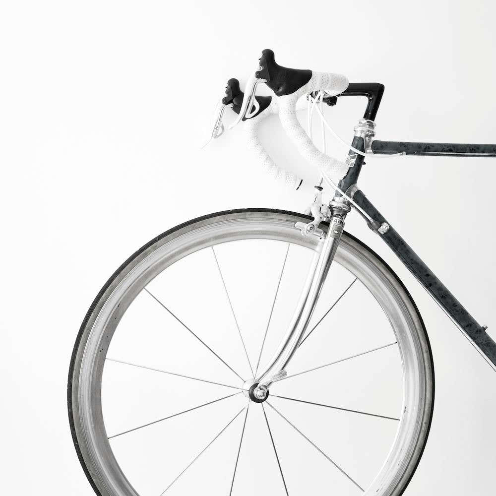 Ride My Bike Black And White Square