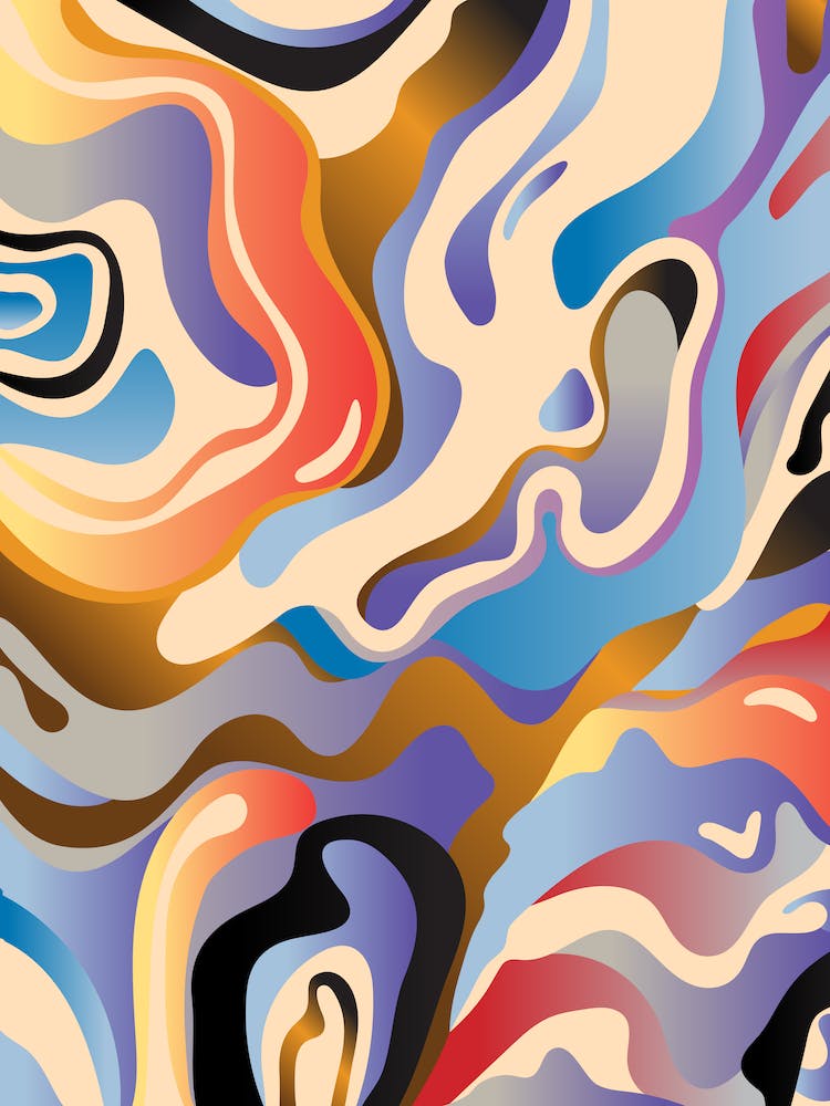 Abstract Dreamy Gradient