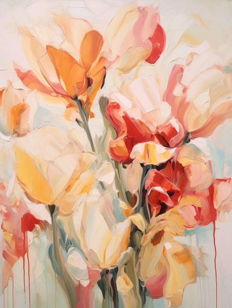 Fall Flower Painting Tulip 2