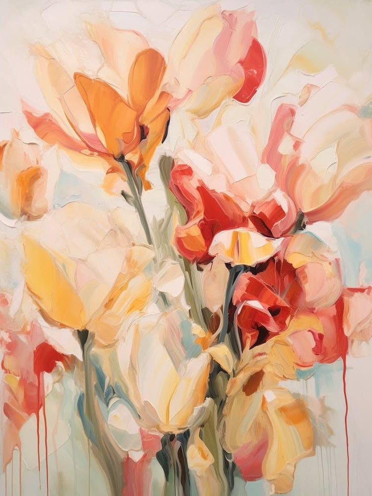 Fall Flower Painting Tulip 2