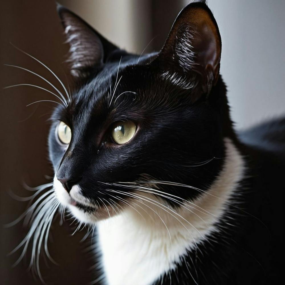Black And White Cat