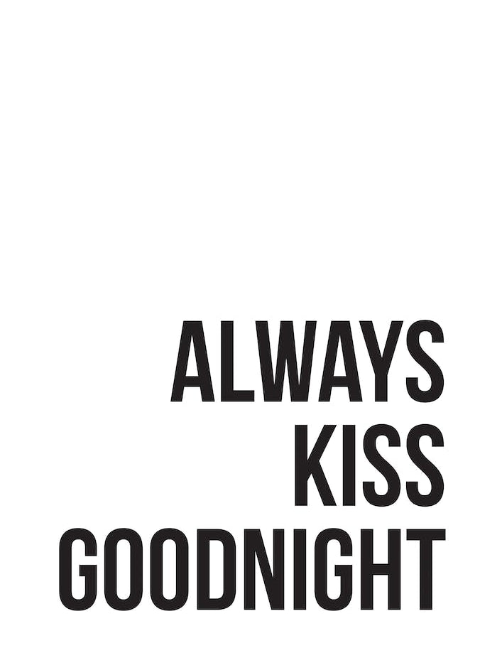 Always Kiss Goodnight