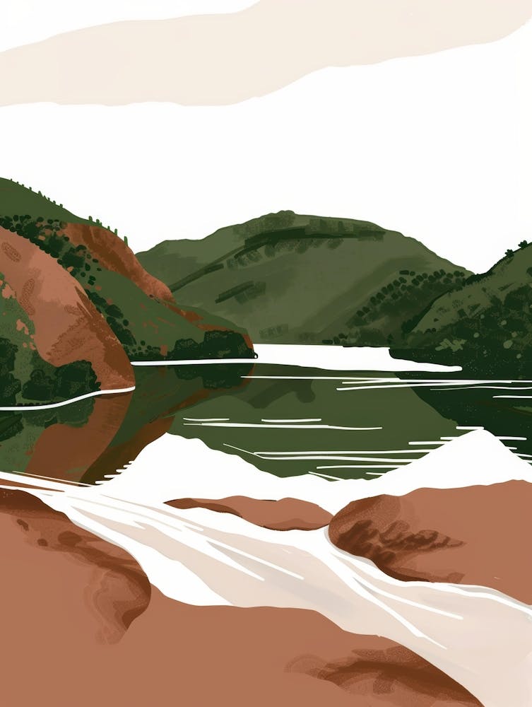 Lake In The Mountains 5