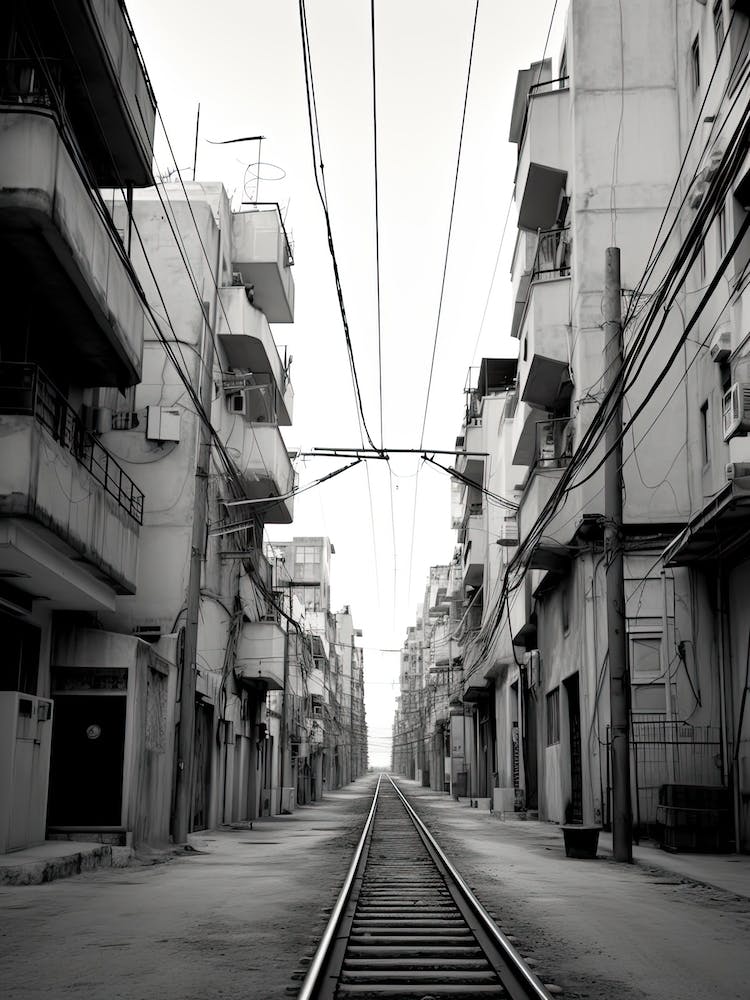 Tel Aviv, Israel, Photography In Black And White 1