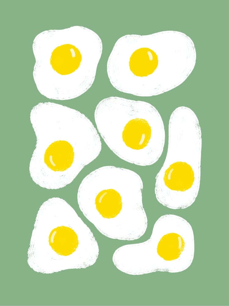 Fried Eggs Green