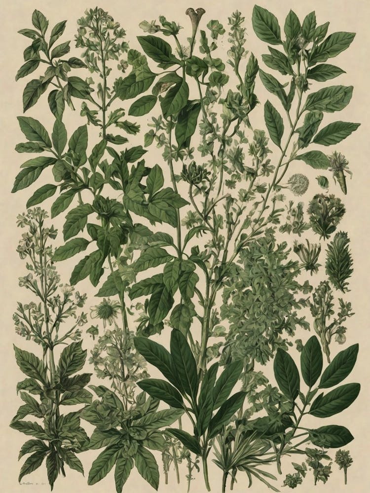 Botanisches Gemälde