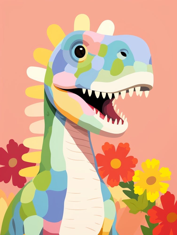 Bunter Dinosaurier Saltasaurus 3