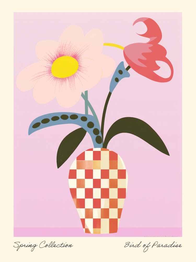 Spring Collection Bird Of Paradise Flower Vase 1