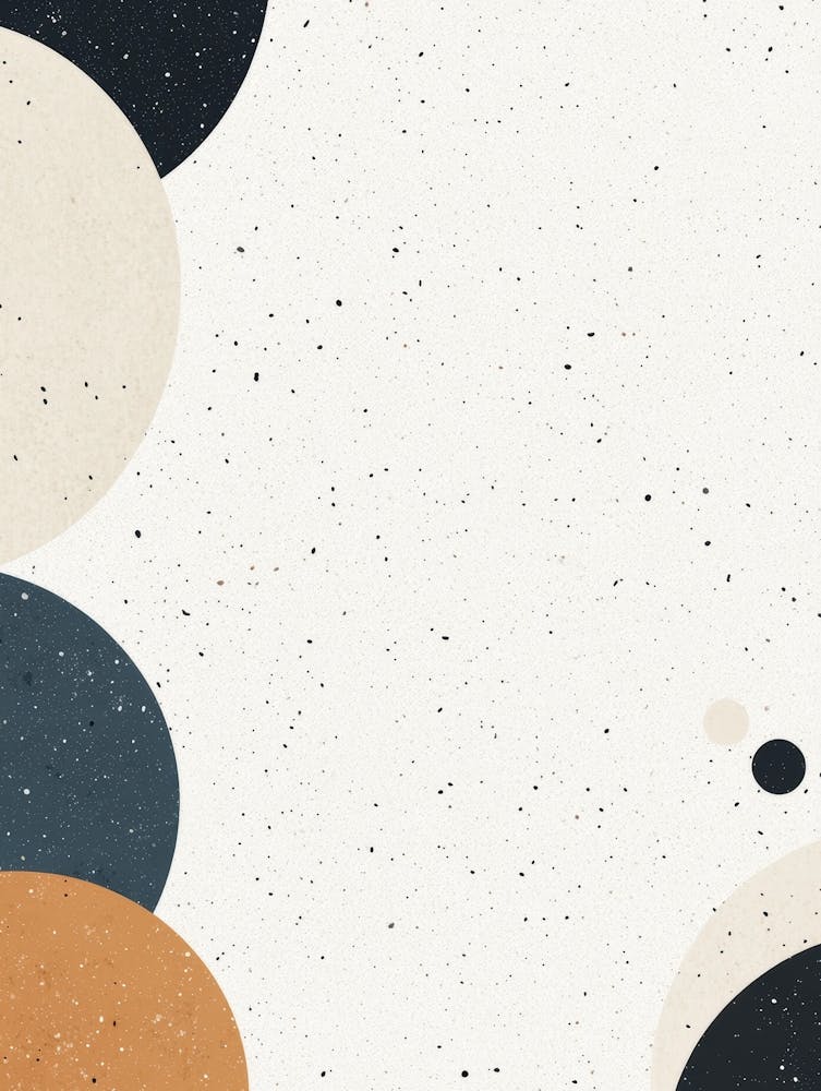 Abstract Background With Circles