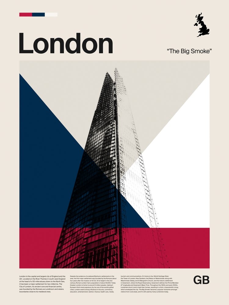 Voyage à Londres Mid-Century