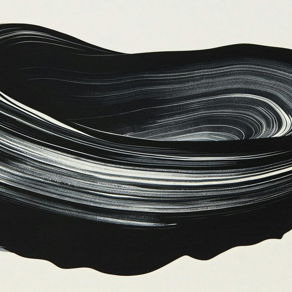 Black And White Swirls