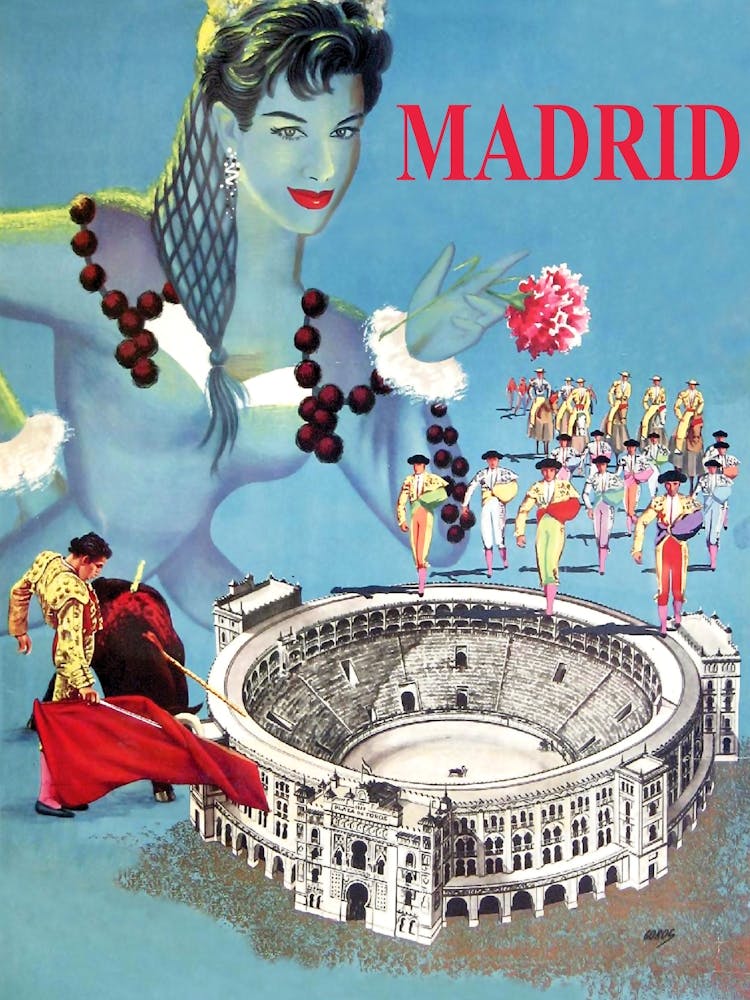 Madrid, Arena und Touristenattraktionen