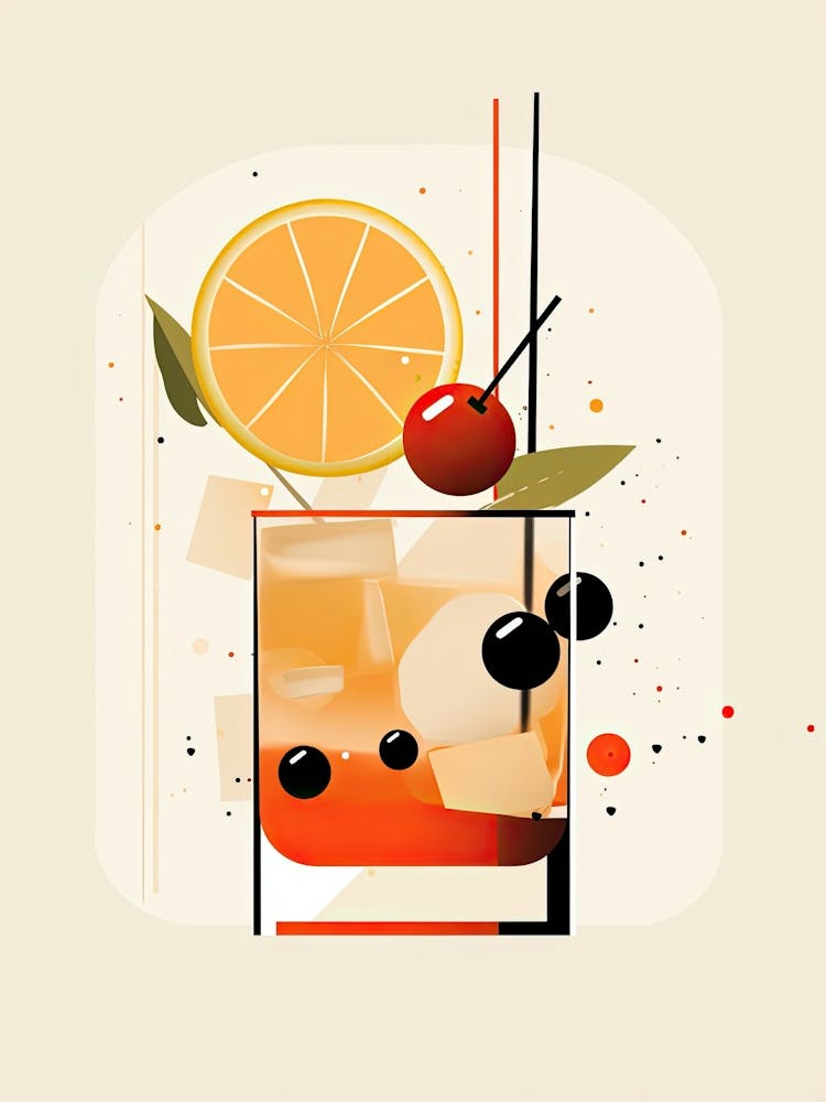 Mid Century Modern Mai Tai Floral Infusion Cocktail 7