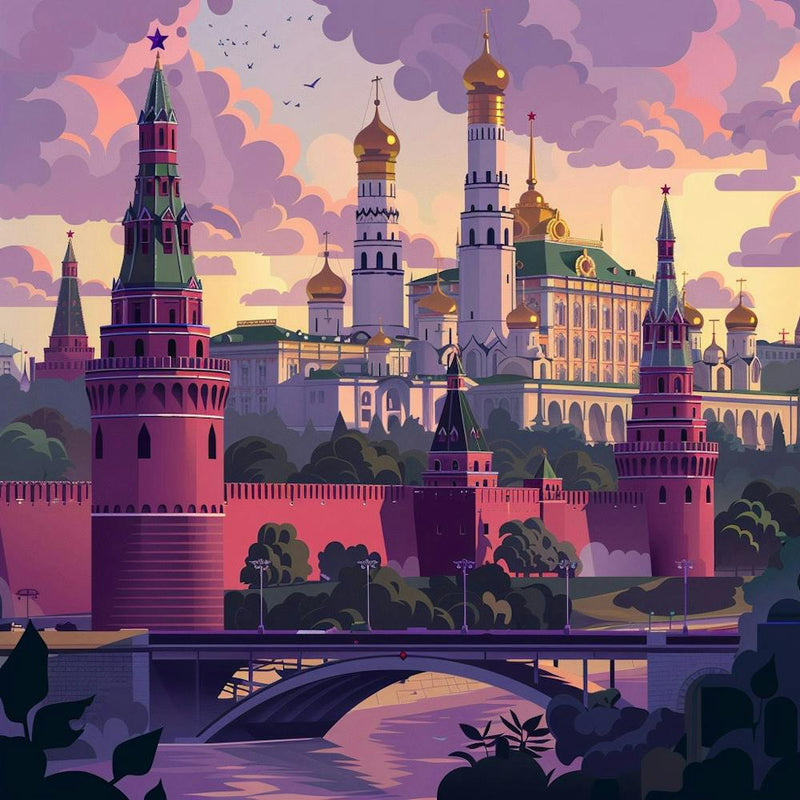 Un Kremlin à Moscou Illustration Lofi 1719933875 2