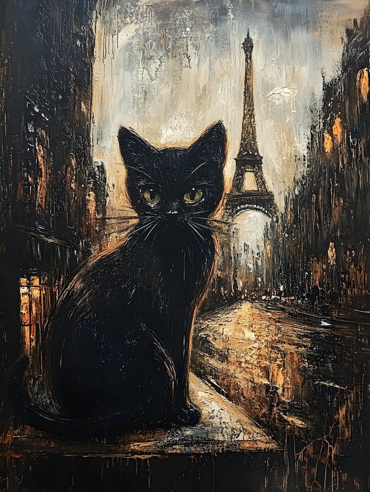 Black Cat In Paris 4