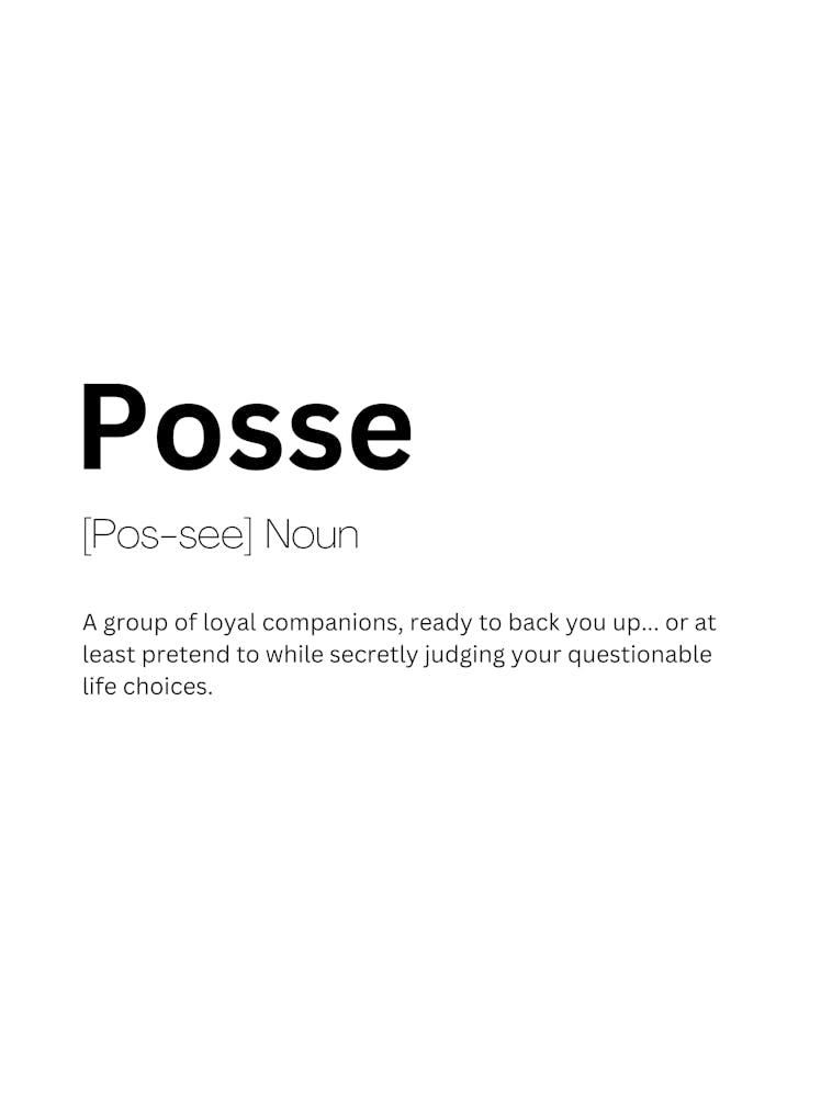 Posse Definition Meaning
