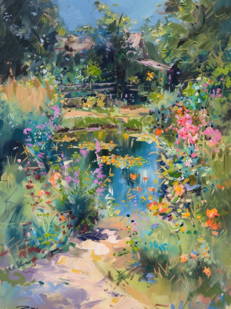  Floral Garden Fairy Pond 5