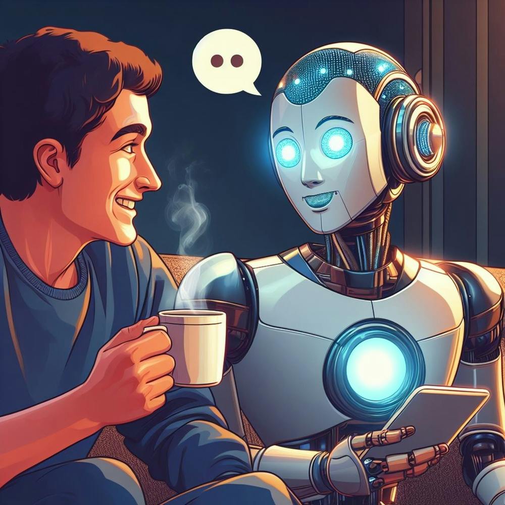Robot And Man