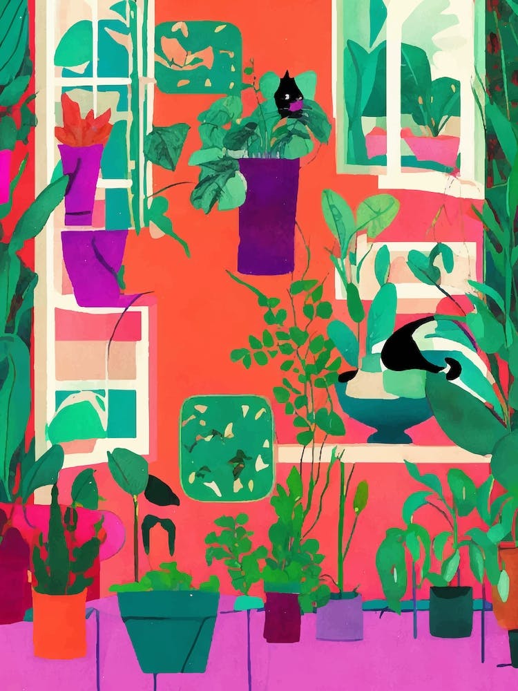 Colorful Houseplants