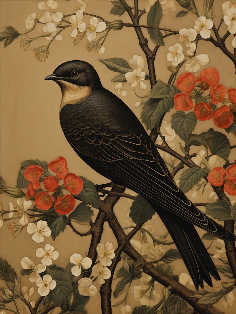 Dark And Moody Botanical Chimney Swift