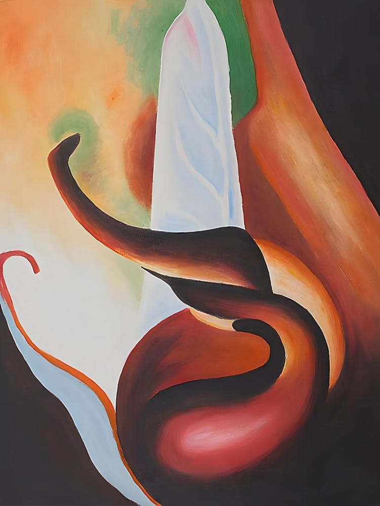 Georgia O'Keeffe - Skunk Cabbage 1