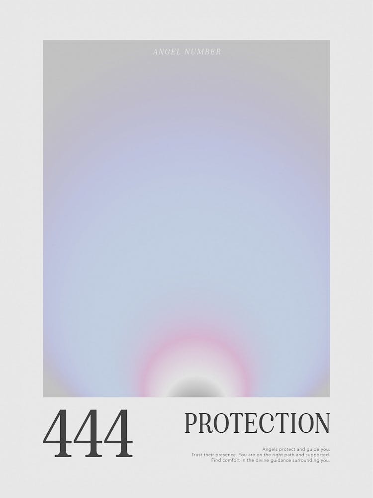 Aura Poster Apartment Decor Angel Numbers Aesthetic Posters Buddha Wall Art Y2k Decor Aura Print Angel Number 444