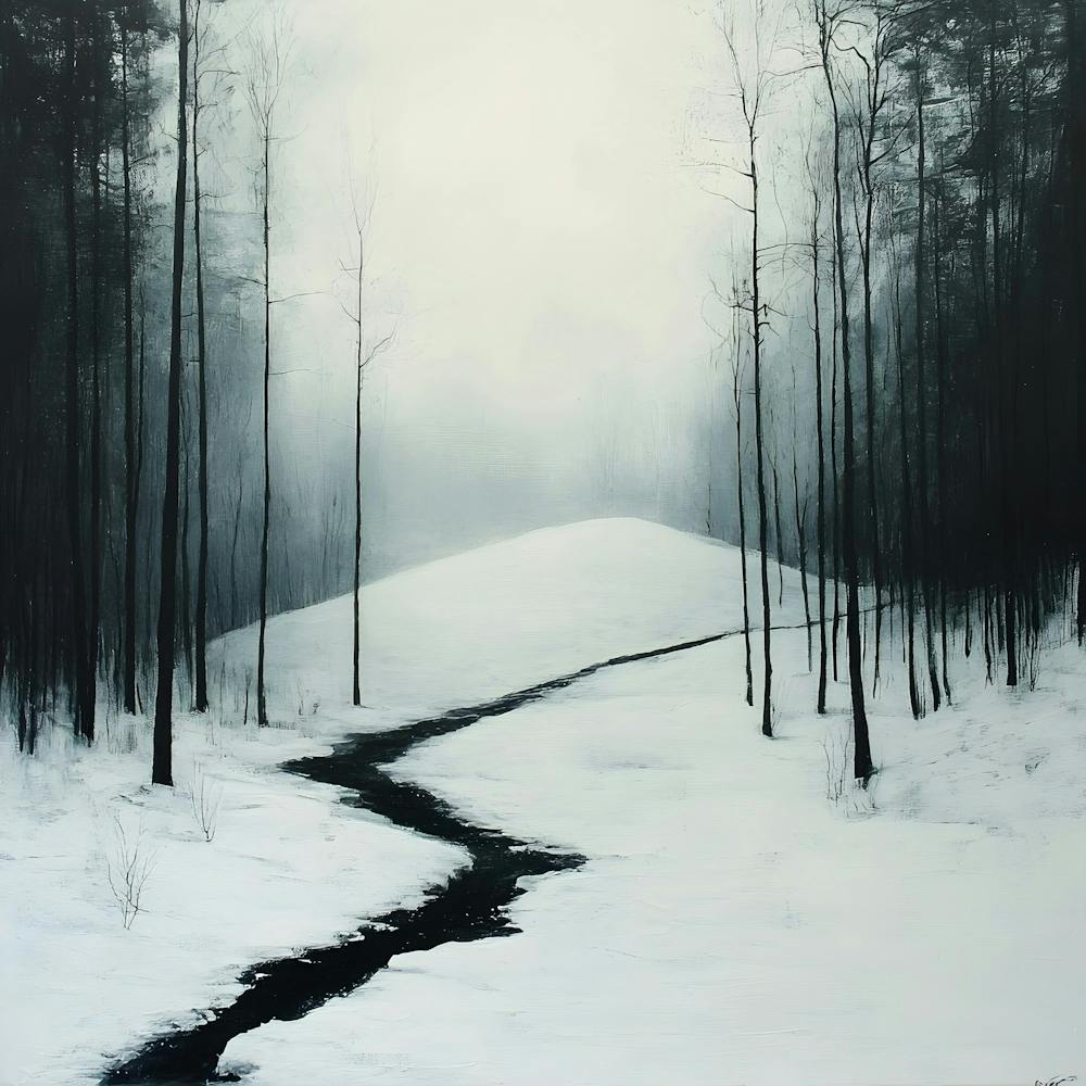 Minimal Winter Scene 6