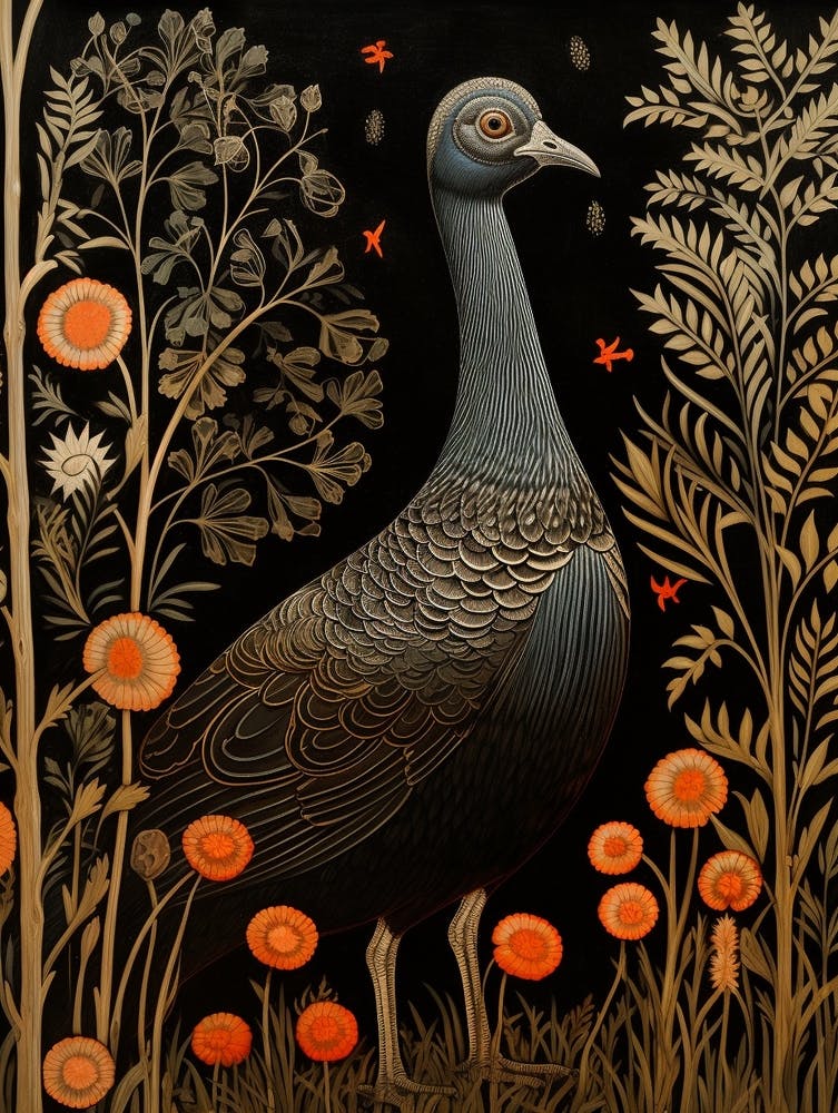 Dark And Moody Botanical Turkey 1