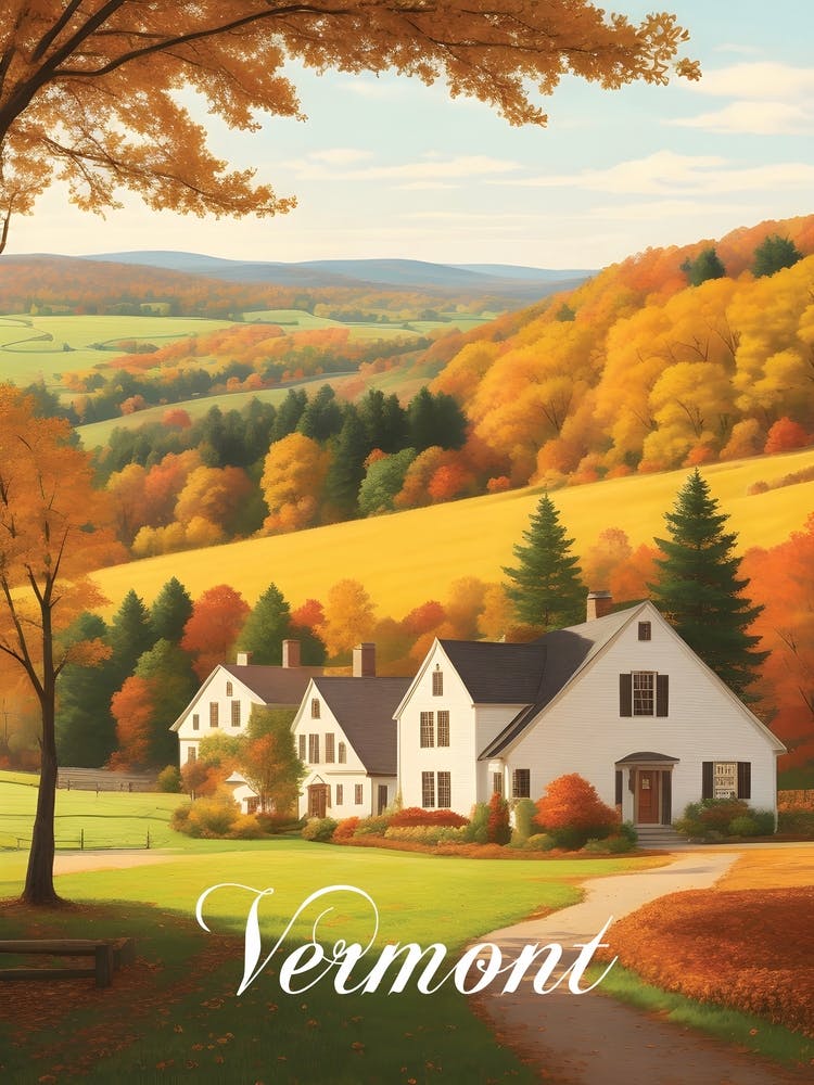 Vermont USA in Fall