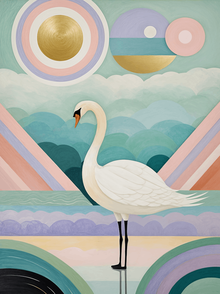 Swan Lake In Pastel no4