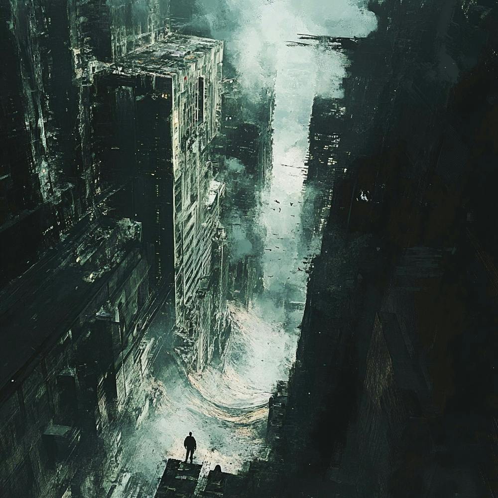 Cityscape Dark Sci-Fi