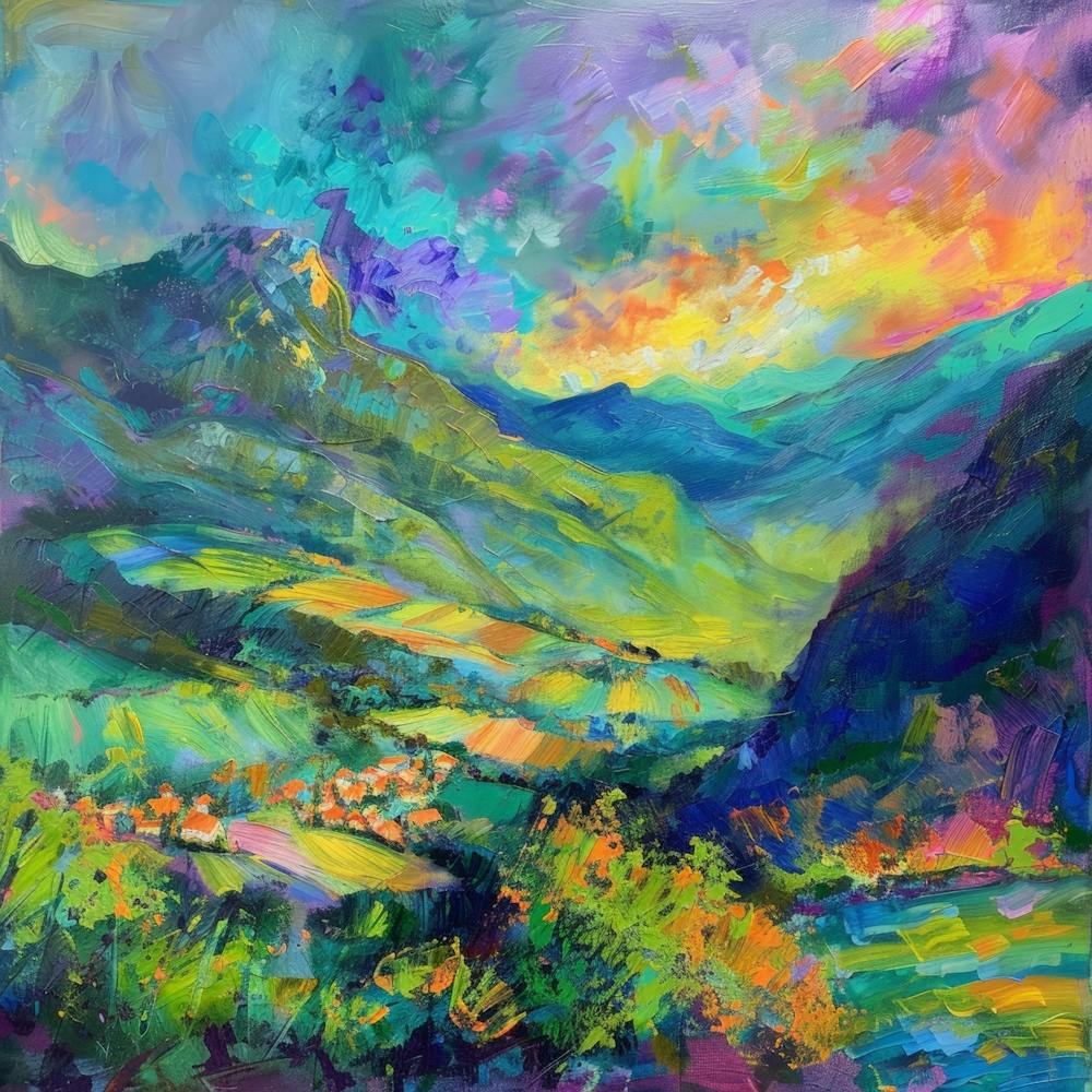 Sunset In The Valley 1