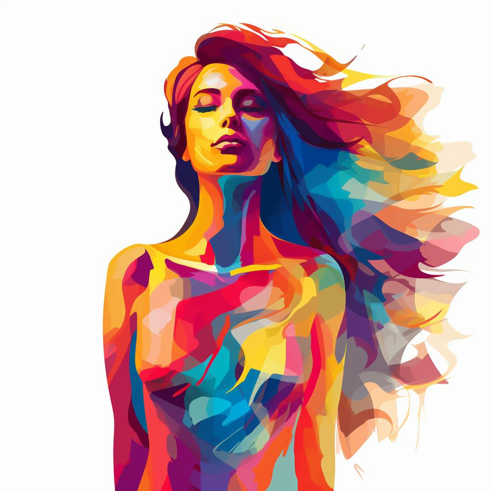 Colorful Woman