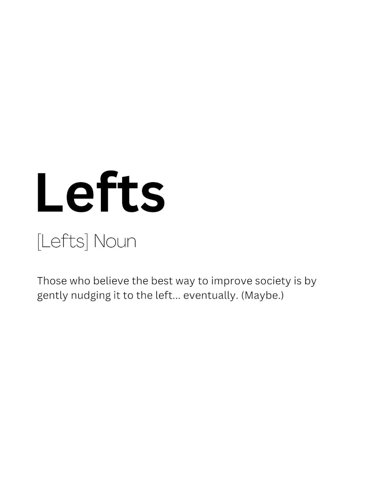 Lefts Definition Meaning