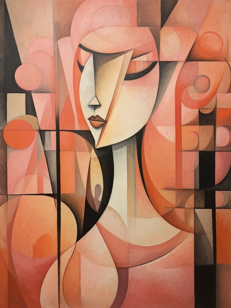 Cubist Abstract Geometric Illustration 6