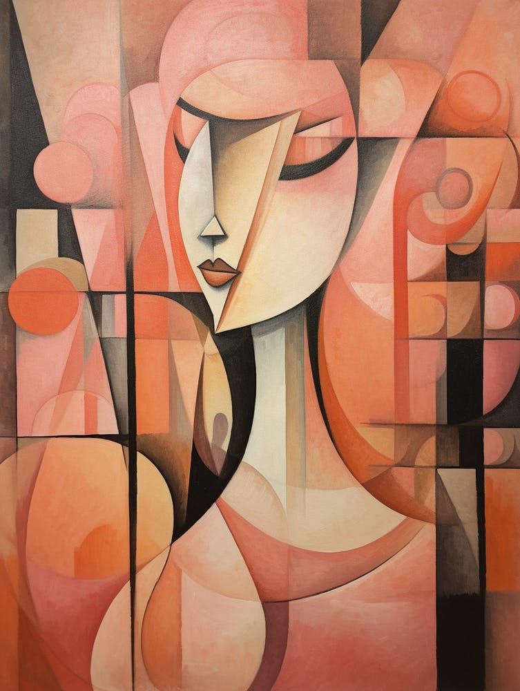 Cubist Abstract Geometric Illustration 6