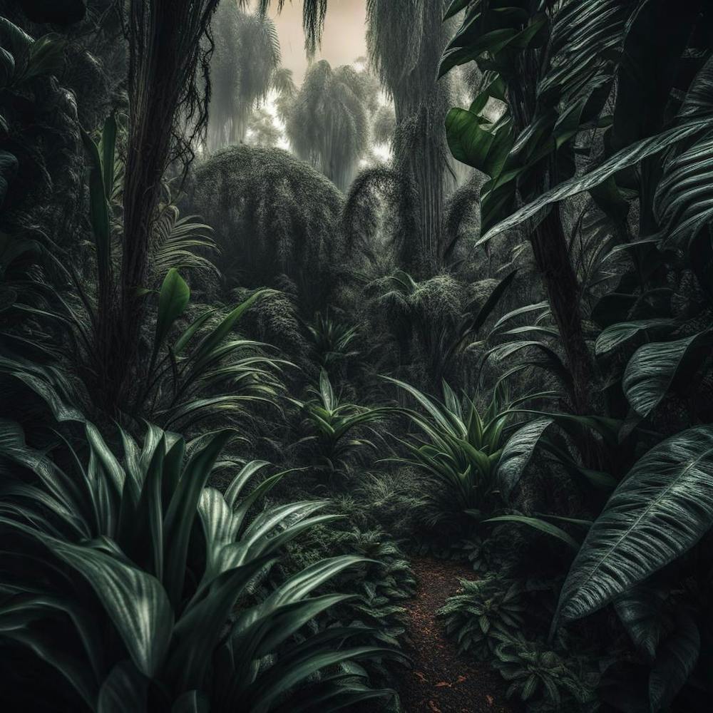 Jungle path of the unknown