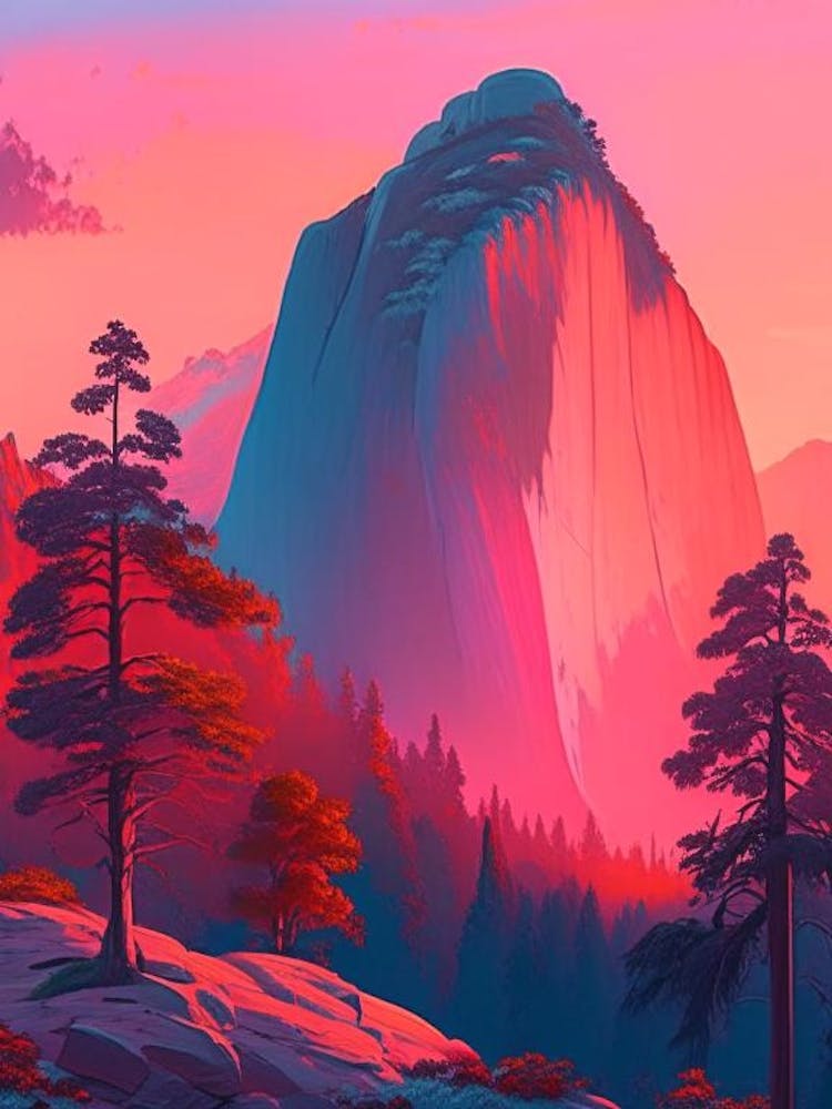 Der Yosemite-Nationalpark, Verträumter Sonnenuntergang 2