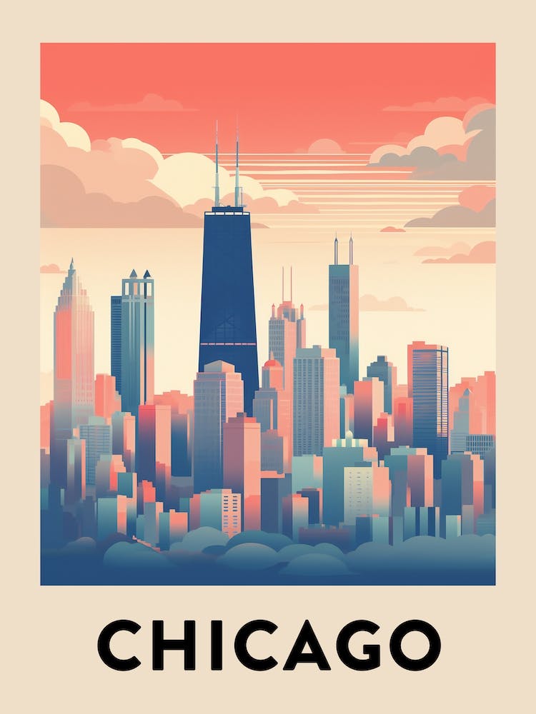 Chicago Travel Poster 11