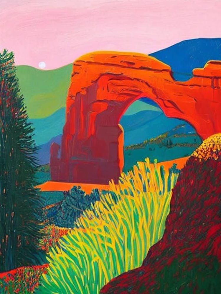 Arches National Park 1 United States Of America Abstract Colourful