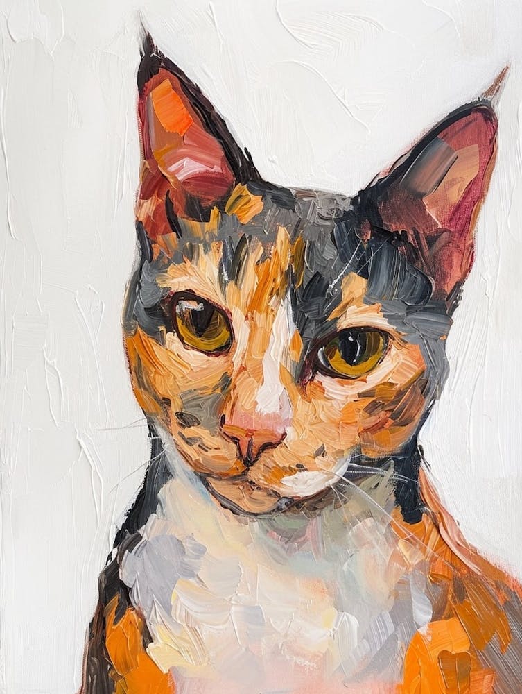 Balinese Cat Painting 2