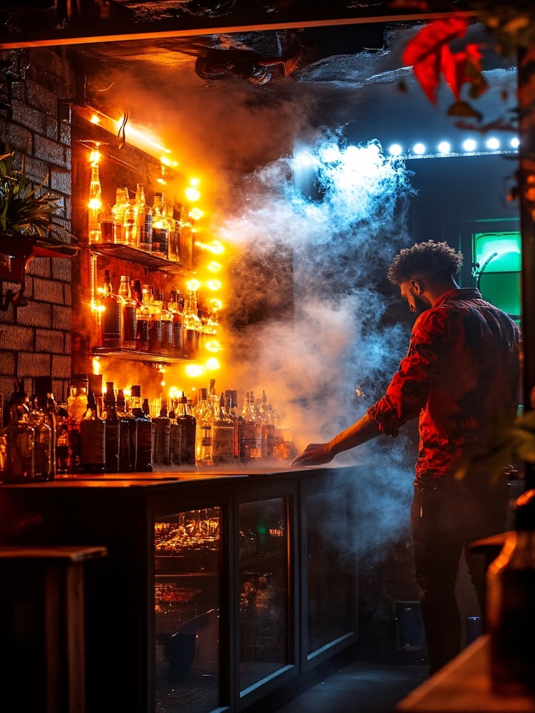 Bartender In A Bar