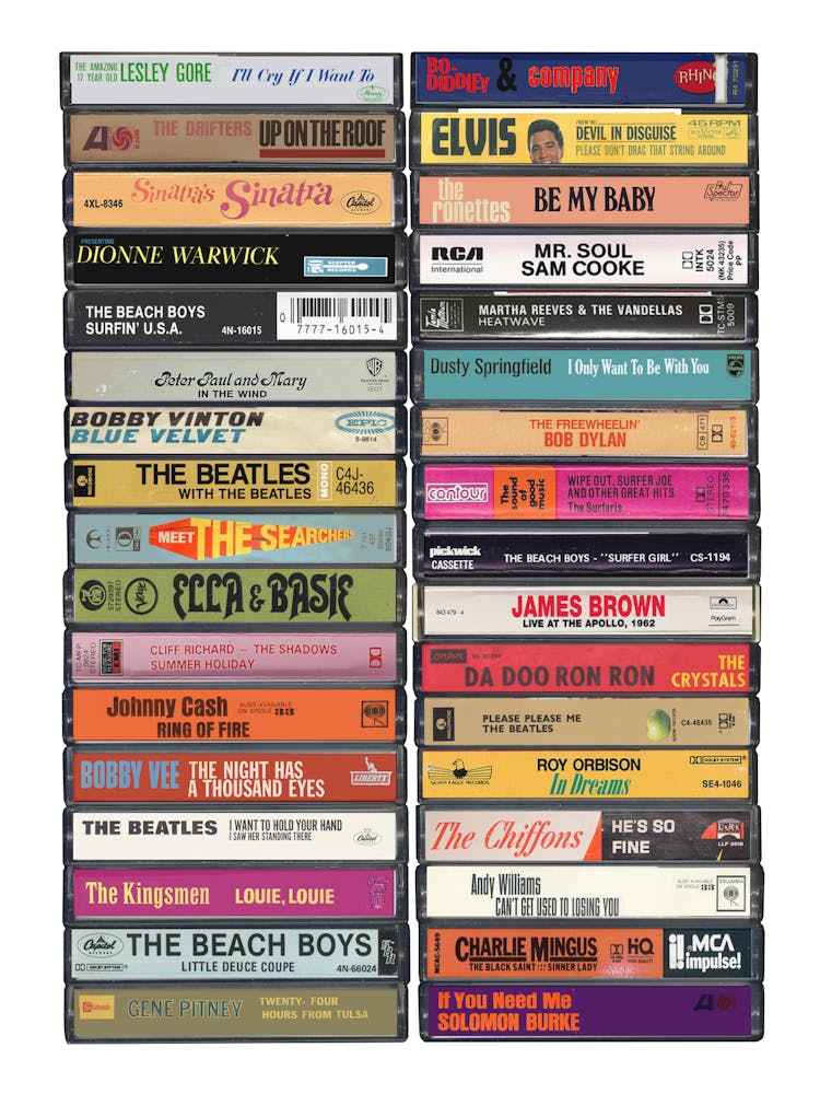 1963 Music - Cassette Print - Born in '63 - 61st Birthday