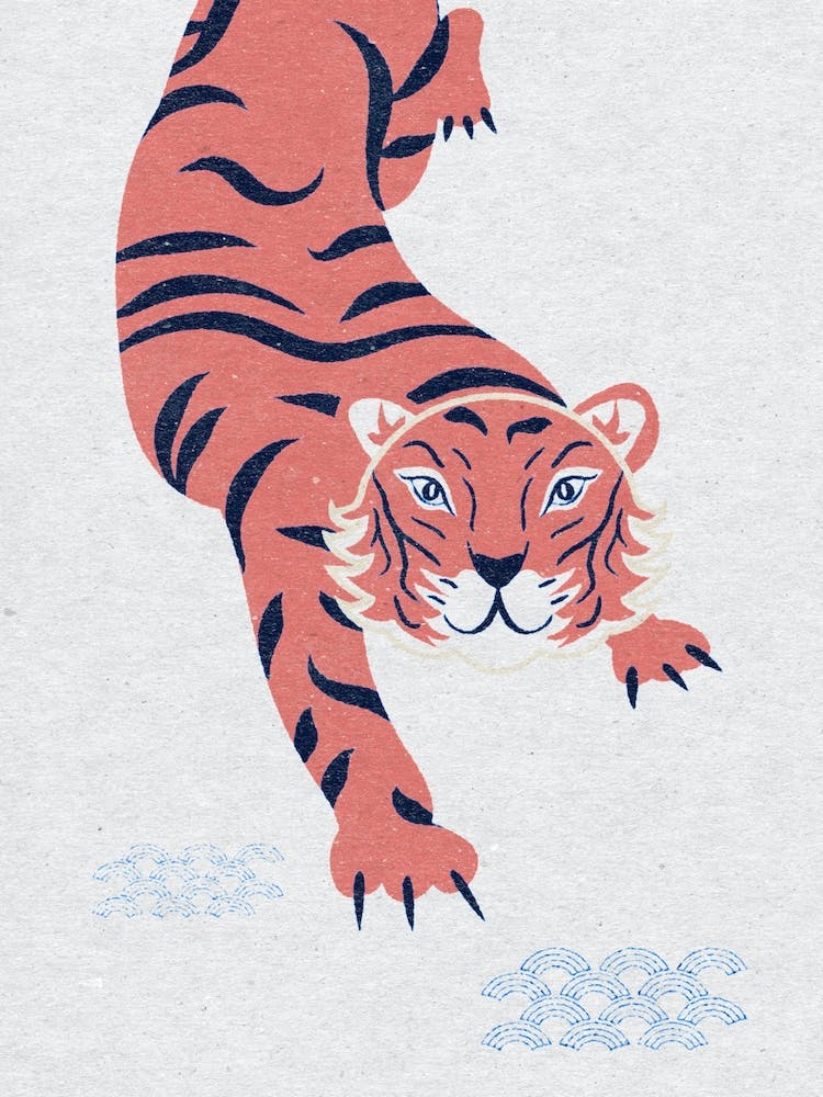 Lunar Year Of The Tiger Pink