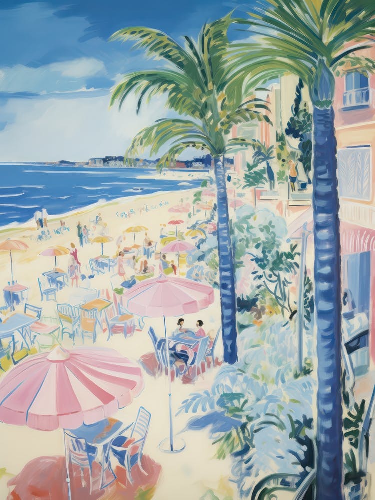 Viareggio, Toscane   Italie Club de Plage Lido Aquarelle 2