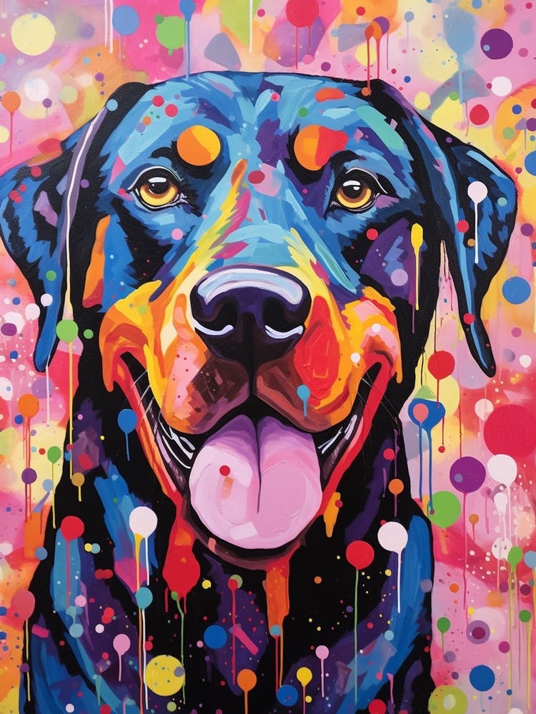 Rottweiler Pop Art Inspired 2