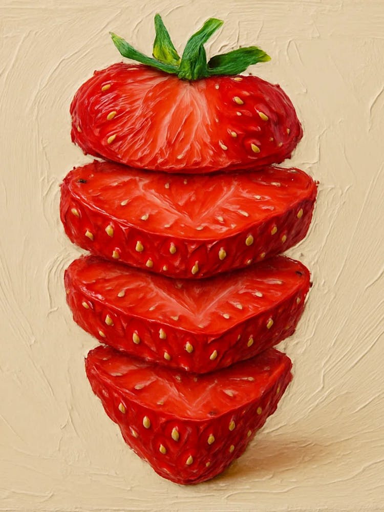 Sliced Strawberries