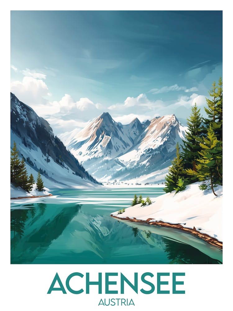Affiche de voyage Achensee