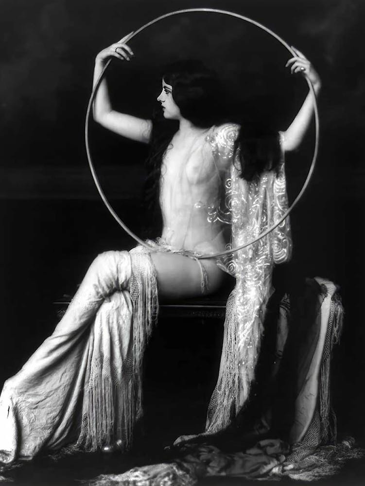 Flapper Follies, Risque Woman With Hoop