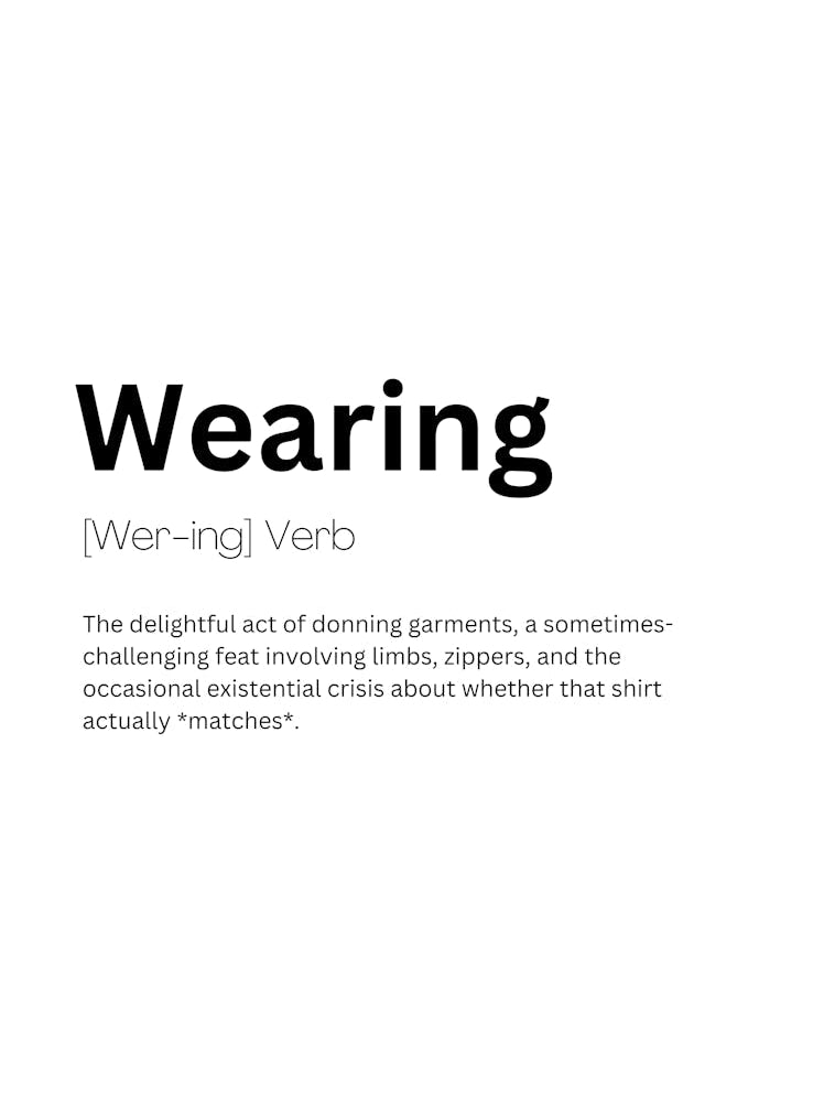 Wearing Definition Meaning
